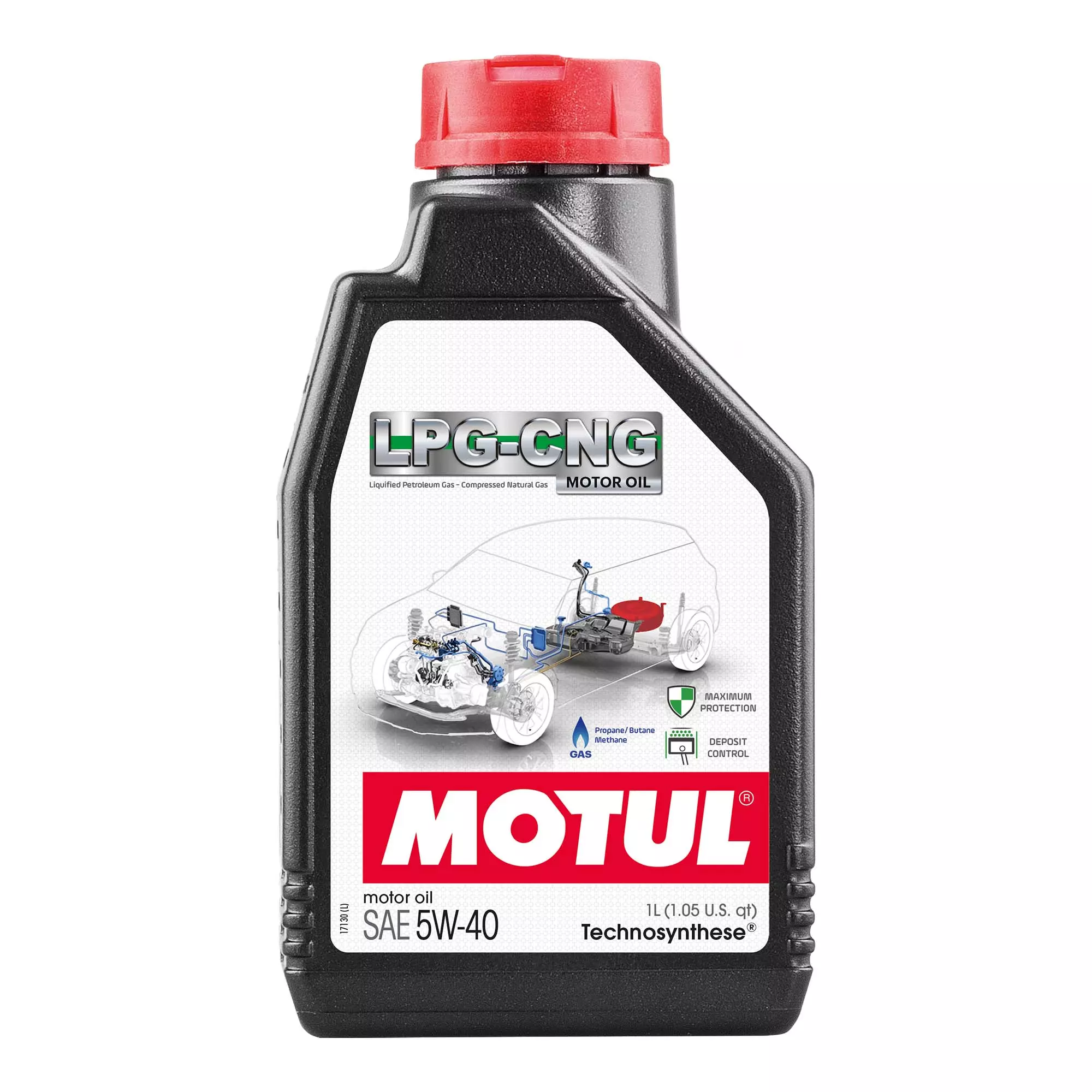 Моторна олива Motul LPG-CNG 5W-40 1л (854611/110668)