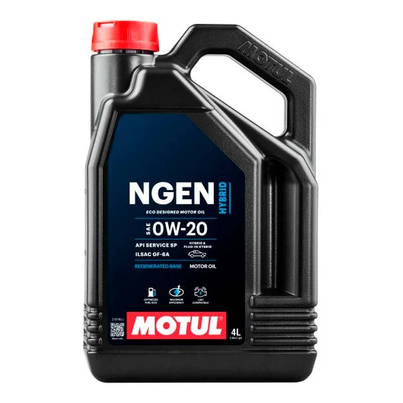 Моторна олива Motul ngen Hybrid 0W-20 4л (111902)