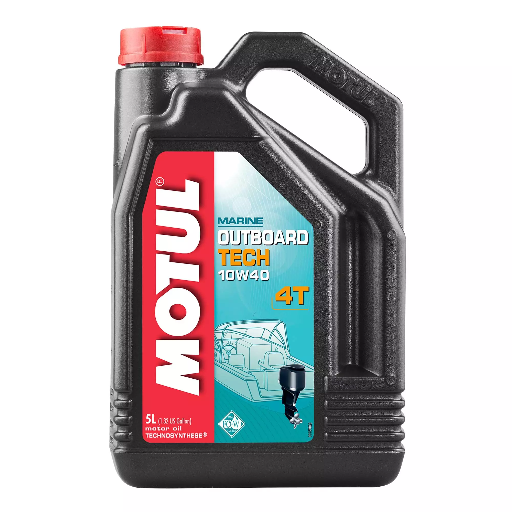 Моторное масло Motul Outboard Tech 4T 10W-40 5 л (106354)