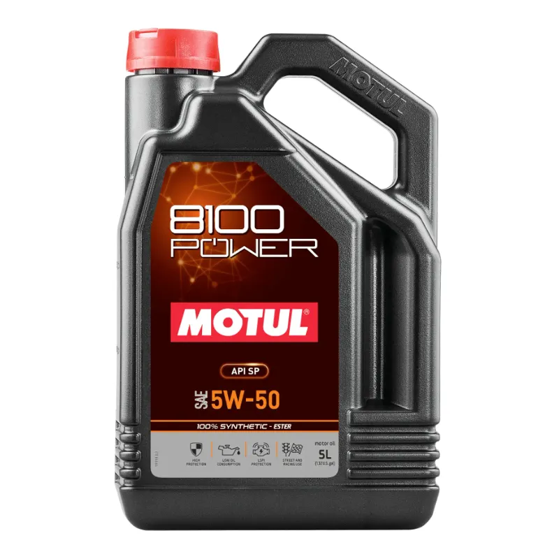 Моторное масло Motul Power 8100 5W-50 5л (824706)