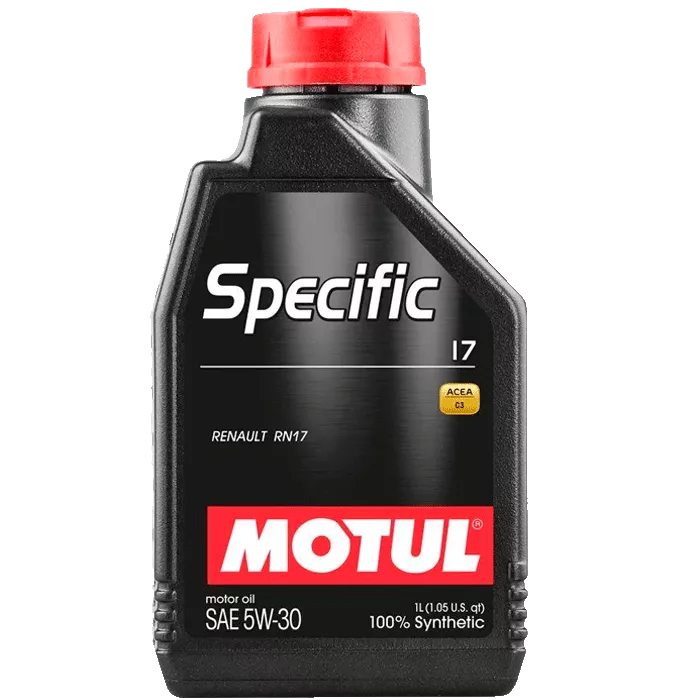 Масло моторное MOTUL SPECIFIC 17 SAE 5W-30 1л (102301)