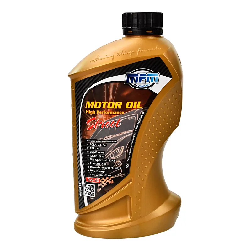 Моторное масло MPM Oil HP Street 0W-40 1л (06001S) Моторное масло MPM Oil HP Street 0W-40 1л (06001S)