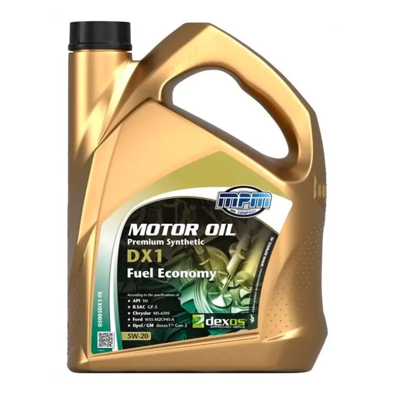 Моторна олива MPM Premium Synthetic DX1-FE 5W-20 5л