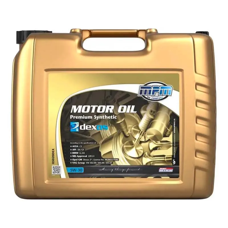 Моторна олива MPM Premium Synthetic GM Dexos 2 5W-30 20л (05020DEX) Моторна олива MPM Premium Synthetic GM Dexos 2 5W-30 20л (05020DEX)