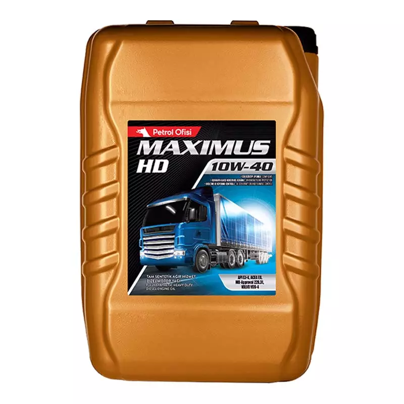 Моторное масло Petrol Ofisi Maximus HD 10W-40 20,4л