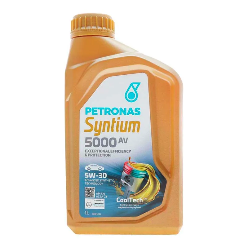 Моторное масло Petronas Syntium 5000 AV 5W-30 SN 1л (70950E18EU)