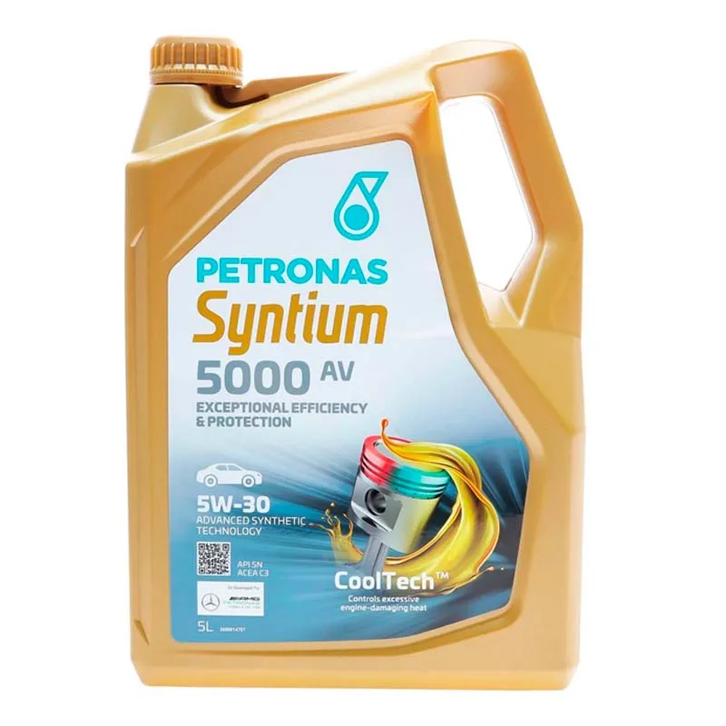 Моторна олива Petronas Syntium 5000 AV 5W-30 SN 5л (70950M12EU)