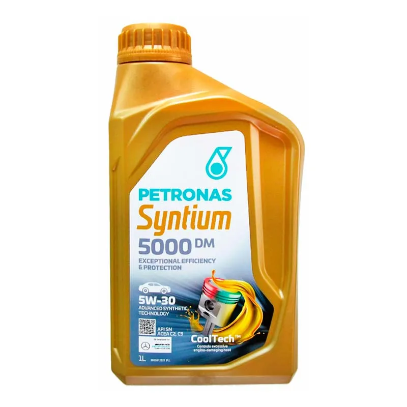 Моторное масло Petronas Syntium 5000 DM 5W-30 SN 1л (70644E18EU)