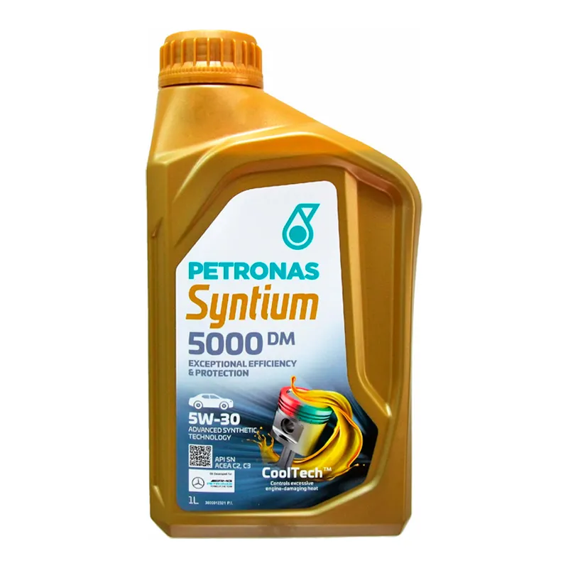 Моторное масло PETRONAS Syntium 5000 DM 5W-30 SN 1л (70957E18EU)