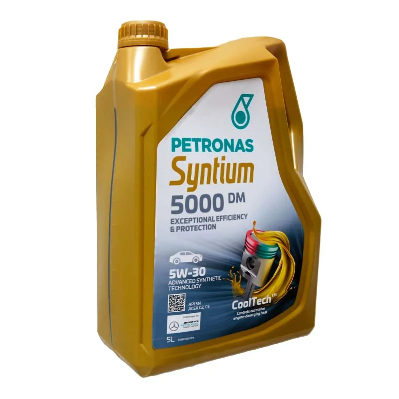 Моторна олива Petronas Syntium 5000 DM 5W-30 SN 5л (70957M12EU)