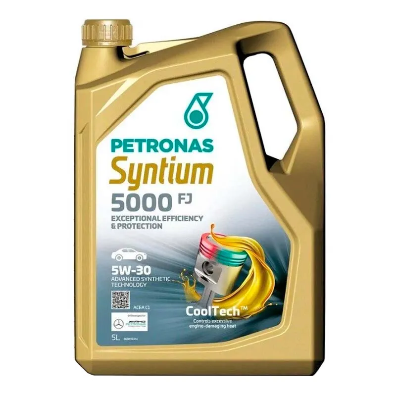 Моторна олива Petronas Syntium 5000 FJ 5W-30 SN 5л (70542M12EU)