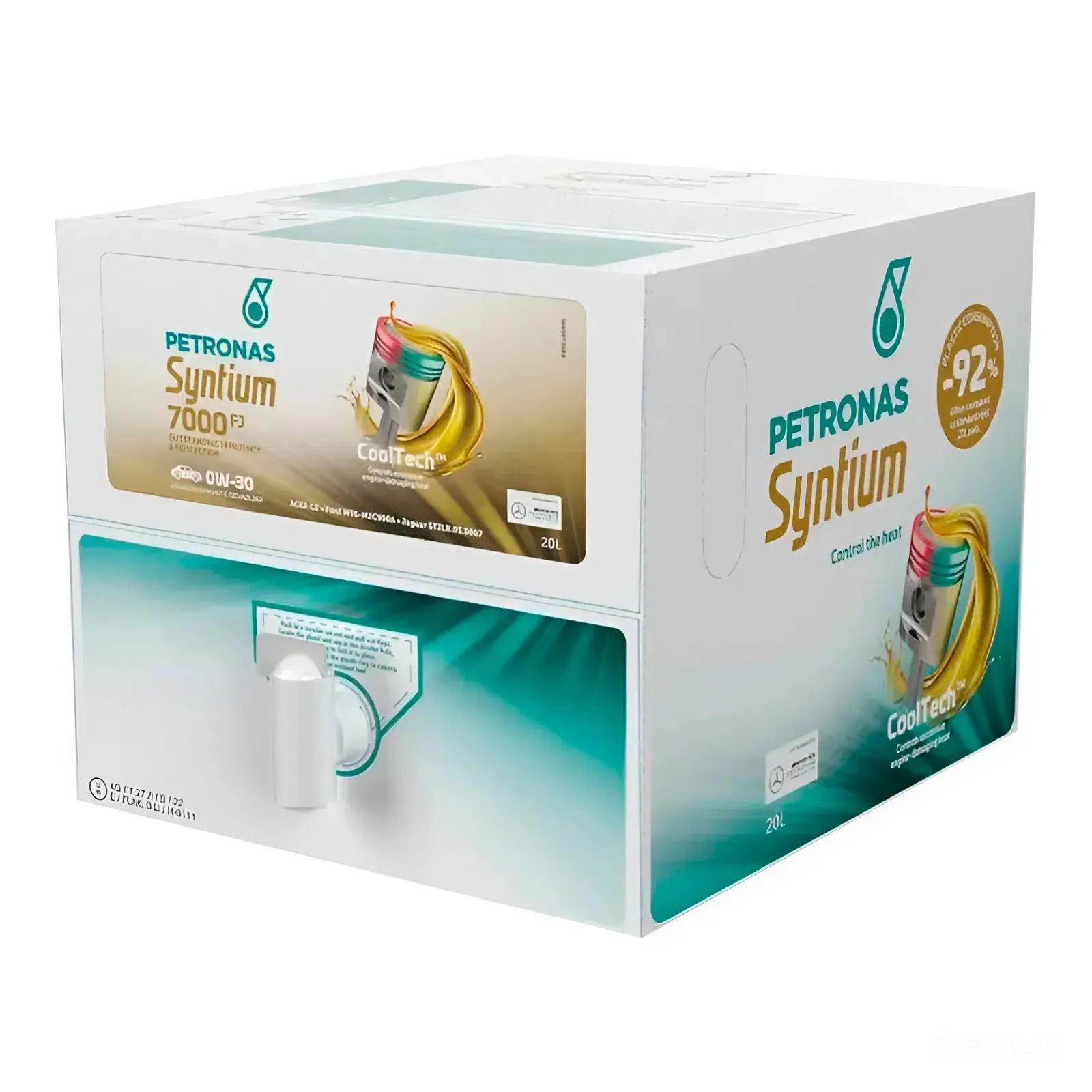 Моторное масло PETRONAS Syntium 7000 FJ 0W-30 SN 20л (70670RY1EU)
