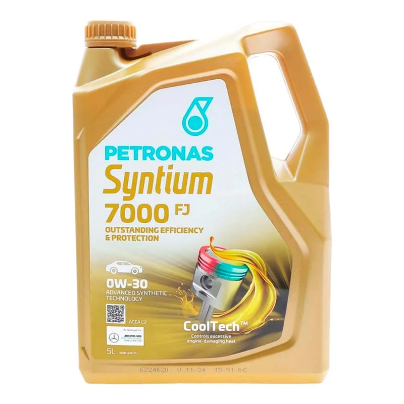 Моторное масло Petronas Syntium 7000 FJ 0W-30 SN 5л (70670M12EU)