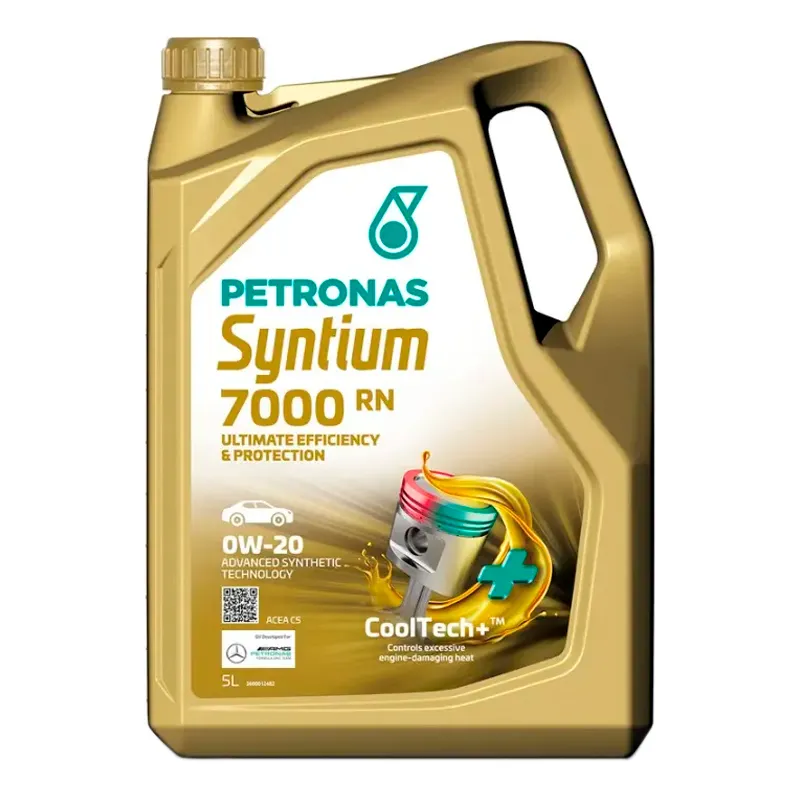 Моторное масло PETRONAS Syntium 7000 RN 0W-20 SP 5л (70733M12EU)