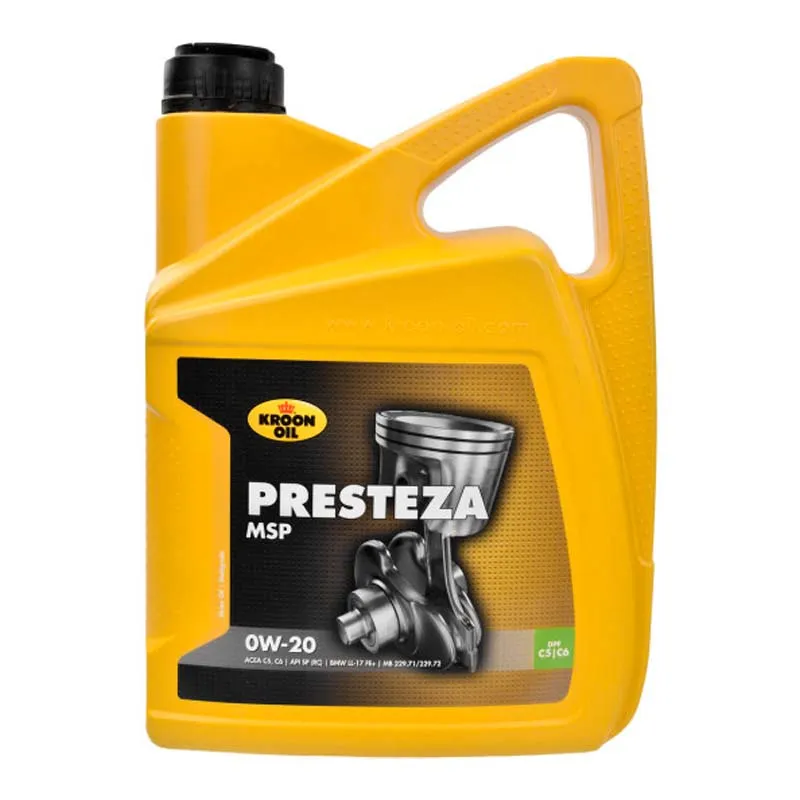 Моторна олива Kroon Oil Presteza MSP 0W-20 5л (36497) Моторна олива Kroon Oil Presteza MSP 0W-20 5л (36497)