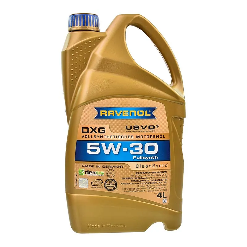 Моторное масло Ravenol RAV DXG 5W-30 4л (RAV DXG SAE 5W30 4L)