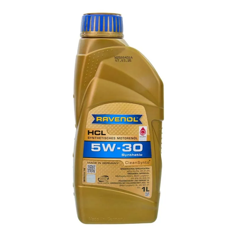 Моторное масло Ravenol RAV HCL 5W-30 1л (RAV HCL SAE 5W30 1L) Моторное масло Ravenol RAV HCL 5W-30 1л (RAV HCL SAE 5W30 1L)