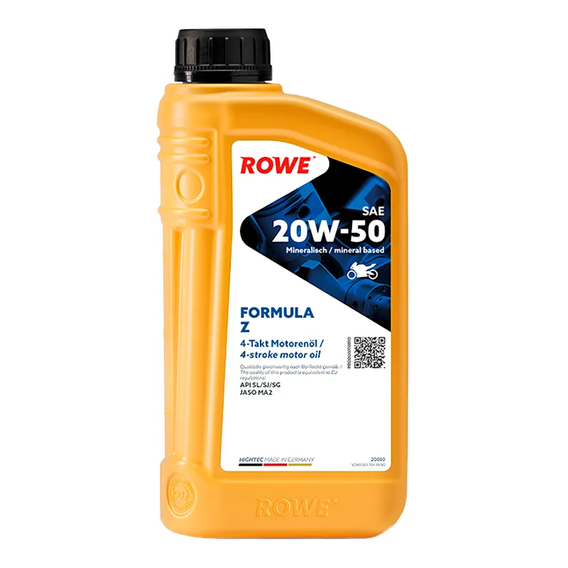 Моторное масло ROWE Hightec formula SAE 20W-50 Z 1л (20050001099)