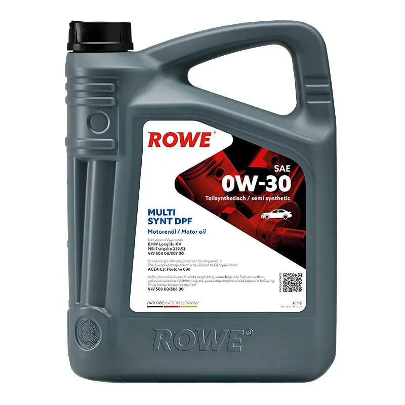 Моторное масло ROWE Hightec Multi Synt DPF SAE 0W-30 5л (20112005099)