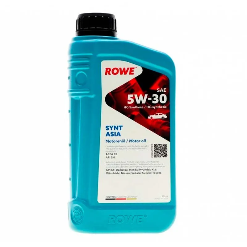 Моторное масло Rowe Hightec synt RS Asia 5W-30 1л (20245-0010-99)