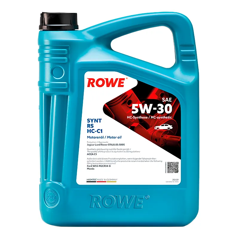 Моторное масло ROWE Hightec Synt RS SAE 5W-30 HC-C1 5л (20109005099)