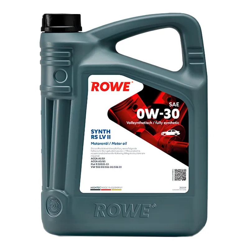 Моторное масло ROWE Hightec SyntH RS SAE 0W-30 LV II 5л (20069005099)