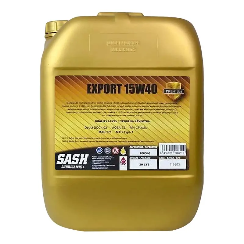 Моторное масло SASH Export 15W-40 20л (106546) Моторное масло SASH Export 15W-40 20л (106546)