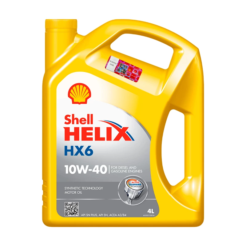 Моторное масло Shell Helix HX6 10W-40, 4 л (ТОВ-У001594) Моторное масло Shell Helix HX6 10W-40, 4 л (ТОВ-У001594)
