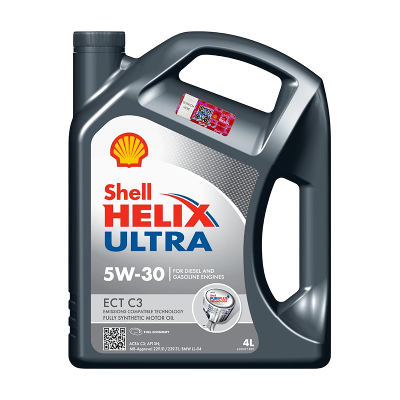 Моторна олива Shell Helix Ultra ECT C3 5W-30, 4 л (ТОВ-У505636)