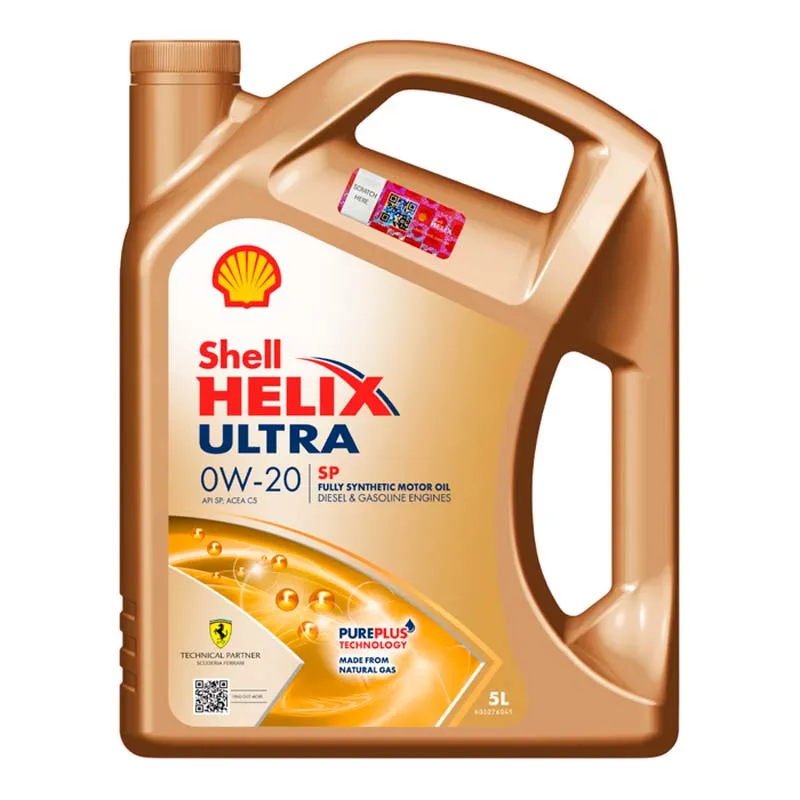 Моторное масло Shell Helix Ultra SP (SN Plus) 0W-20 5л (550063071)