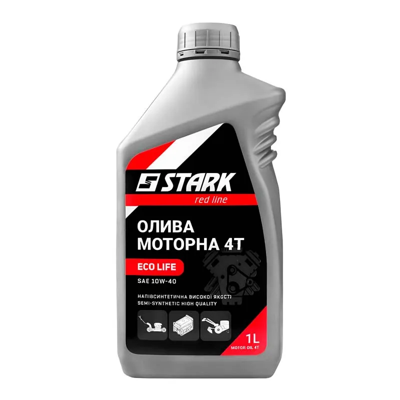 Моторна олива Stark 4Т Eco Life 10W-40 1л (545050061) Моторна олива Stark 4Т Eco Life 10W-40 1л (545050061)