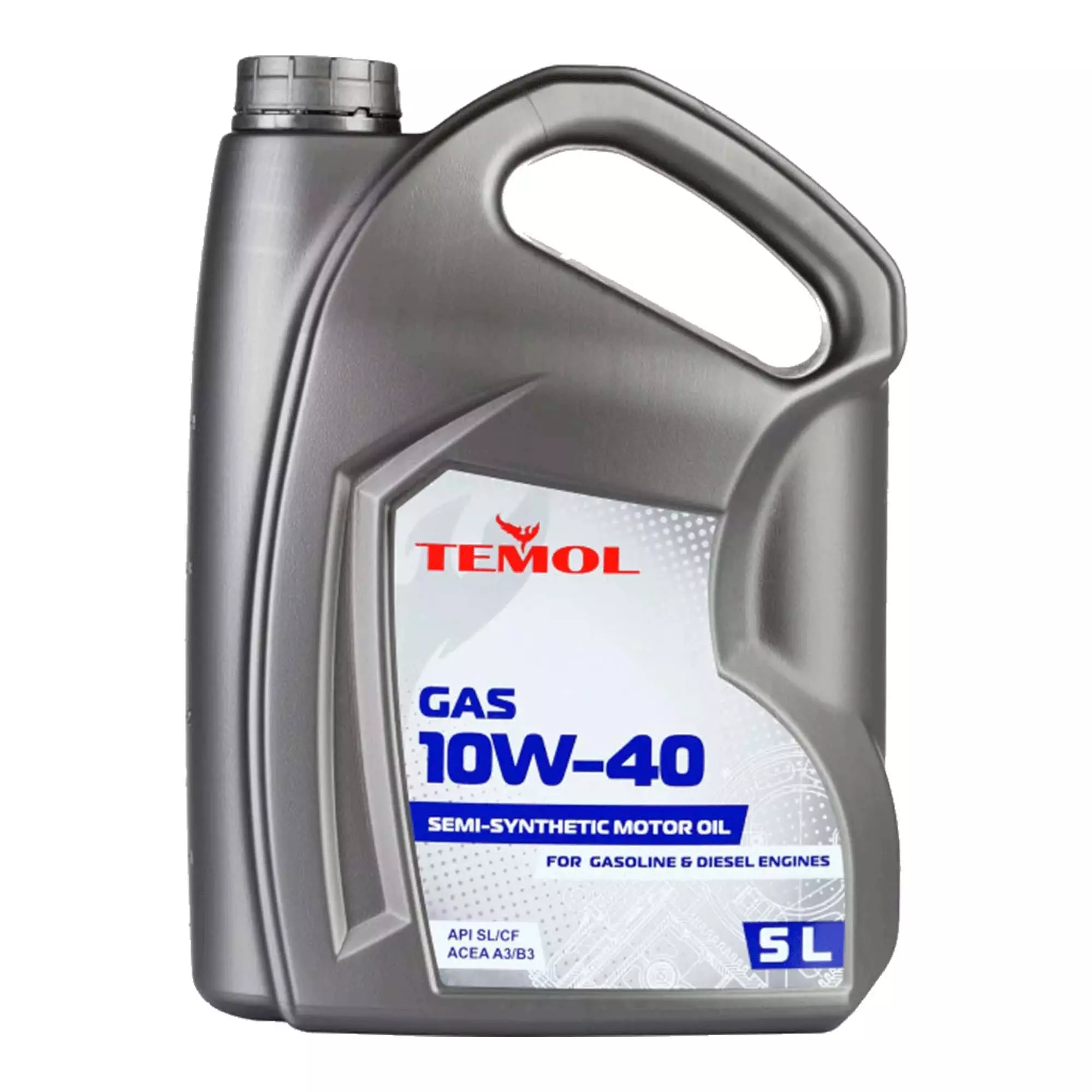 Моторное масло Temol Gas 10W-40 API SL/CF 5л