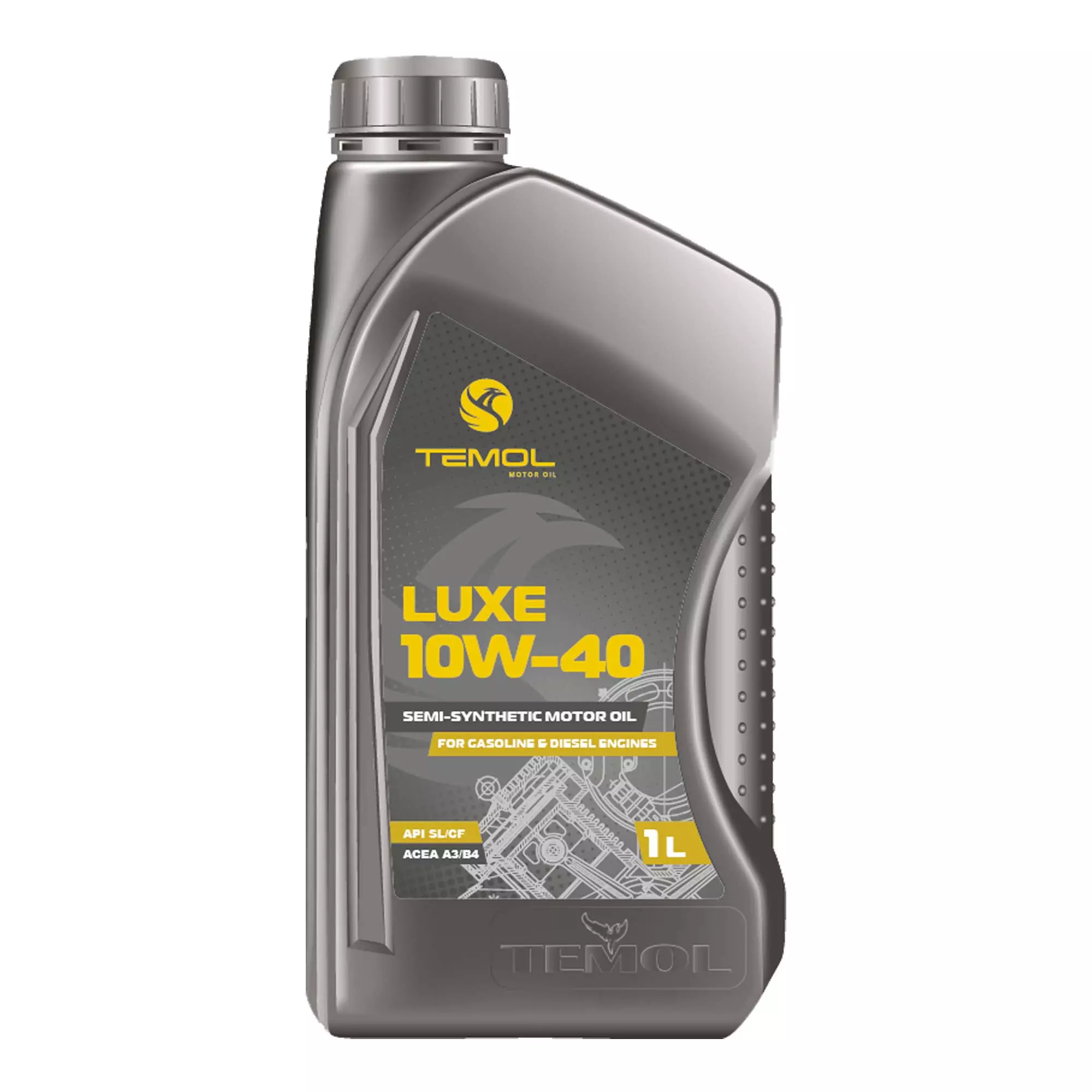Моторное масло Temol Luxe 10W-40 API SL/CF 1л Моторное масло Temol Luxe 10W-40 API SL/CF 1л