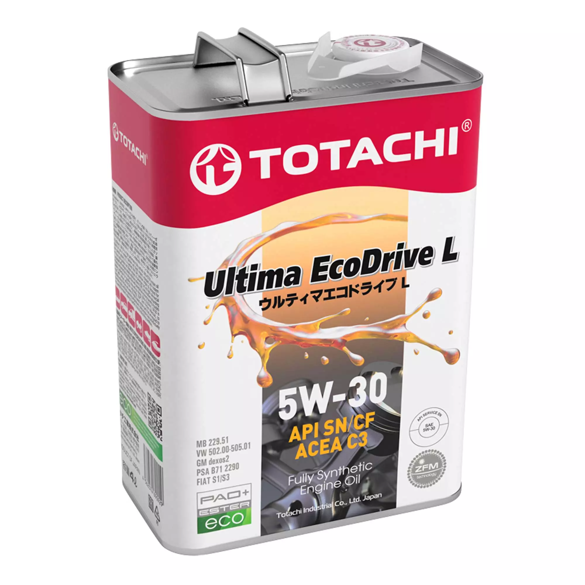 Моторное масло Totachi Ultima Eco Drive L 5W-30 4л (TTCH 5W30/4 U ED L) Моторное масло Totachi Ultima Eco Drive L 5W-30 4л (TTCH 5W30/4 U ED L)