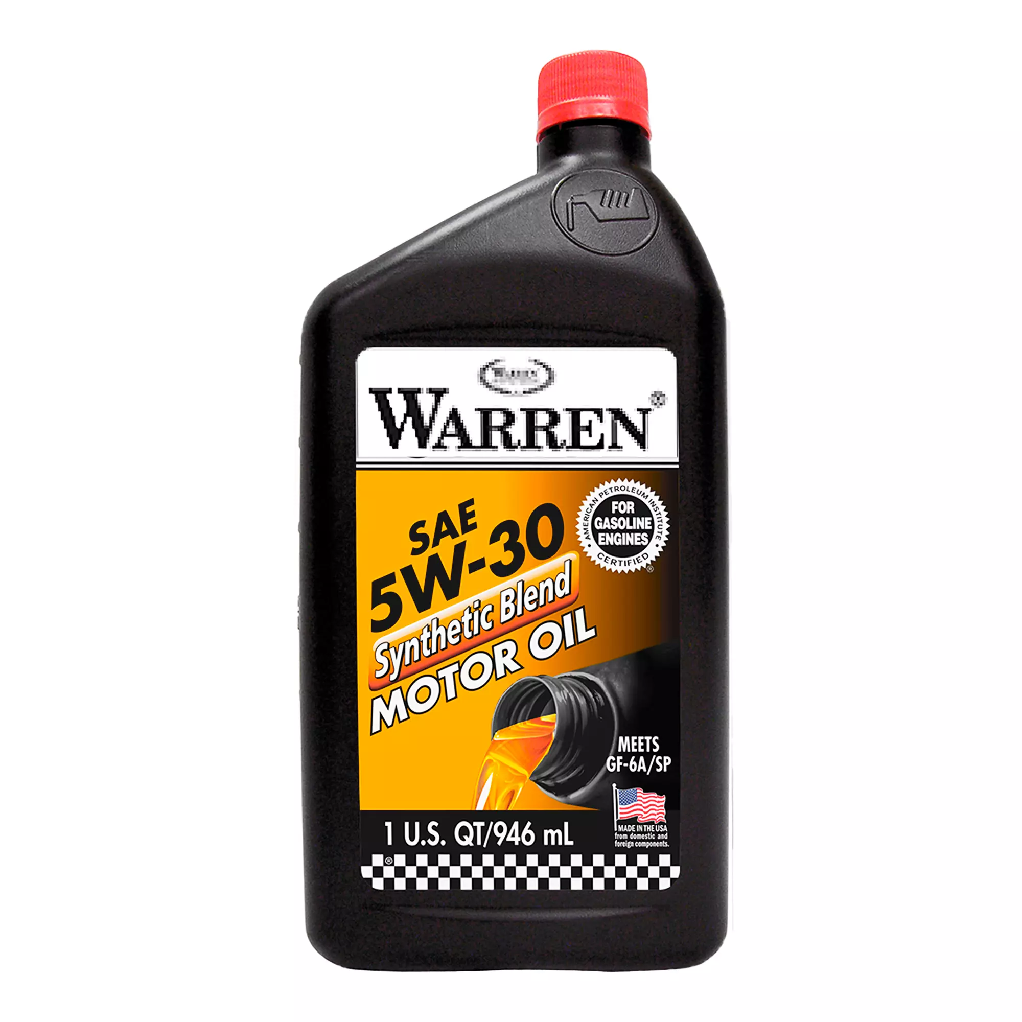 Моторное масло Warren Synthetic blend 5W-30 0,946л (WAR5W3012PL) Моторное масло Warren Synthetic blend 5W-30 0,946л (WAR5W3012PL)