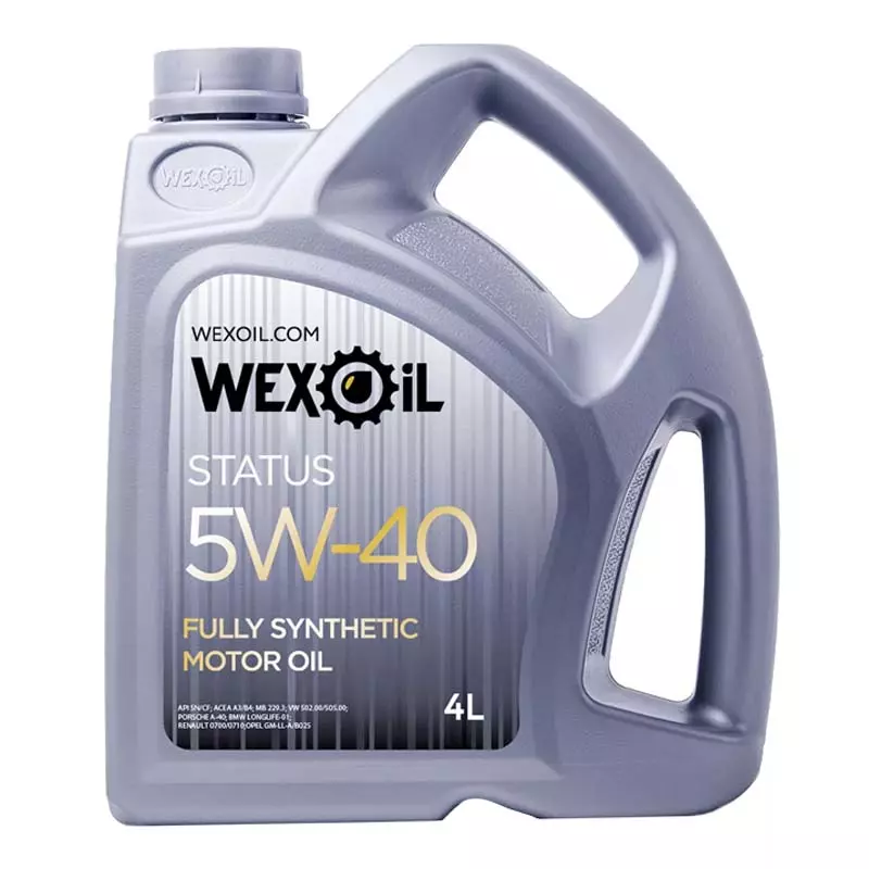 Моторное масло Wexoil Status 5W-40 4л Моторное масло Wexoil Status 5W-40 4л