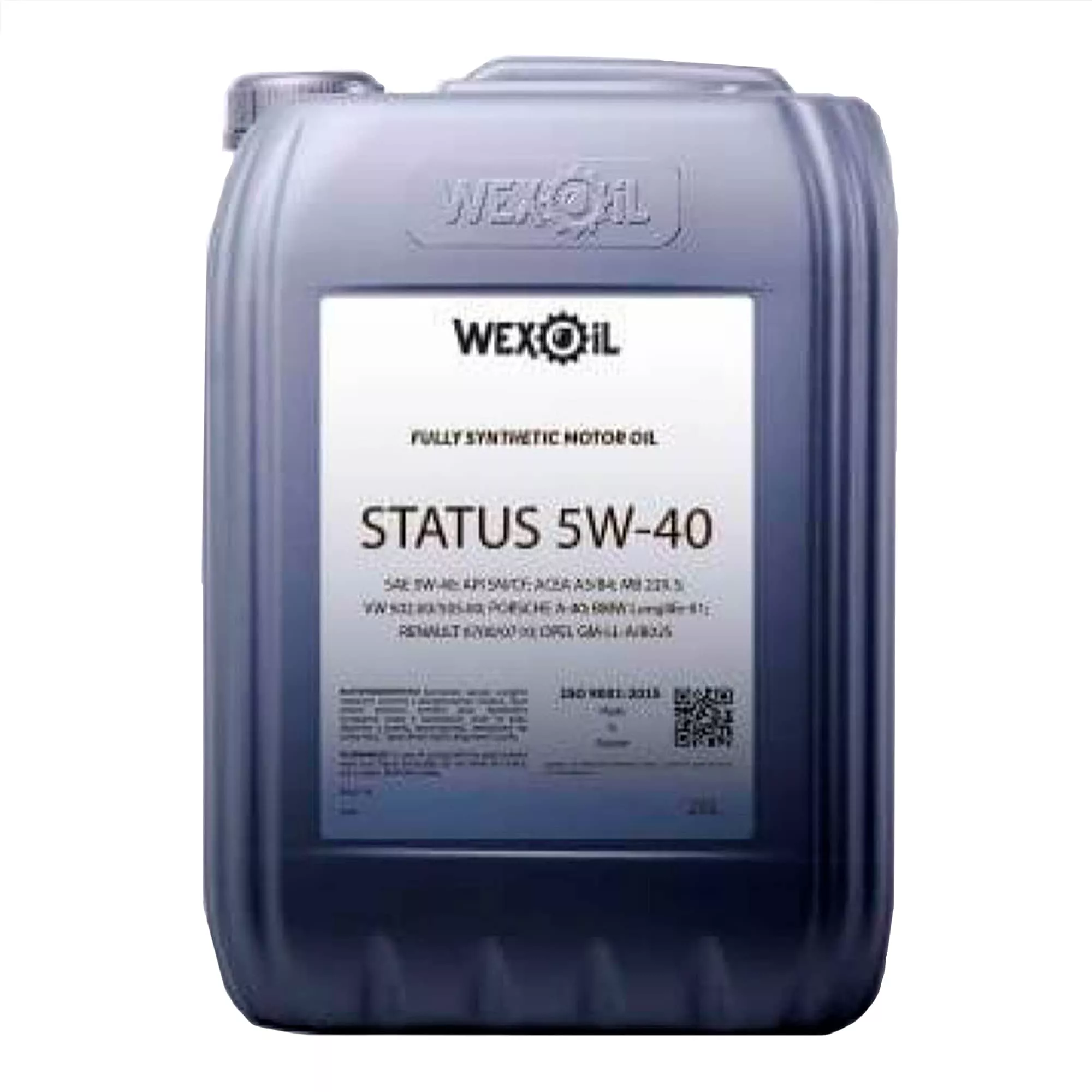 Моторное масло Wexoil Status SAE 5W-40 20л