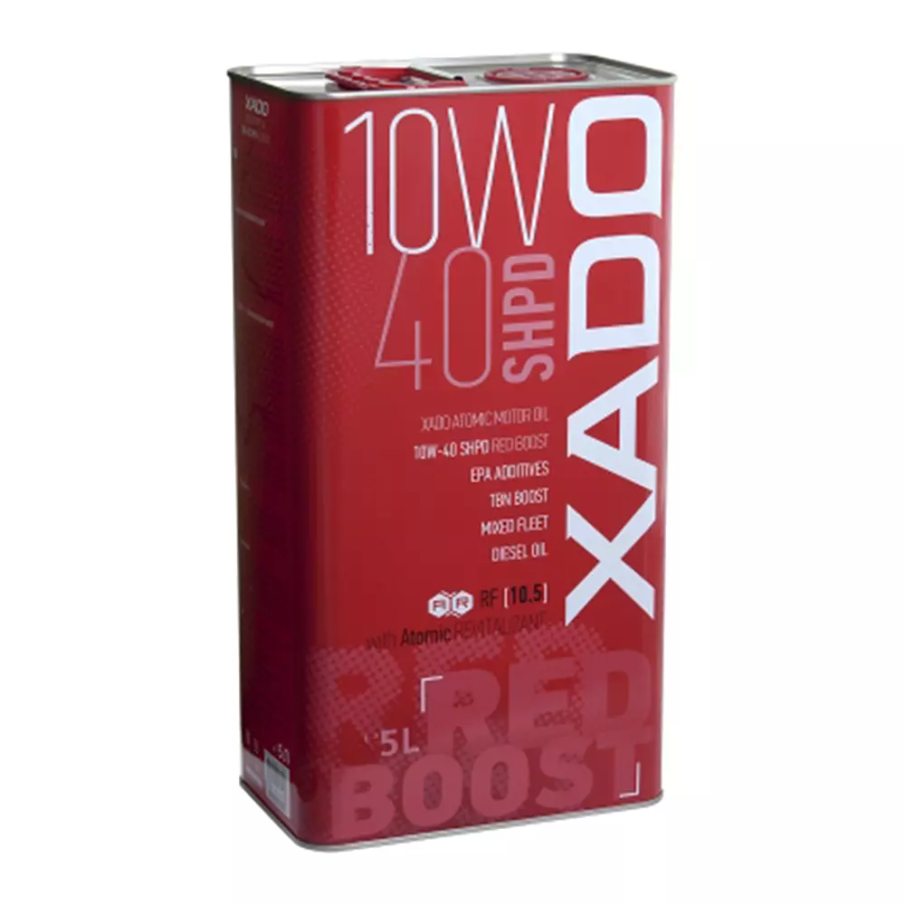 Моторное масло XADO Atomic Oil 10W-40 SHPD Red Boost 5л (XA26349)