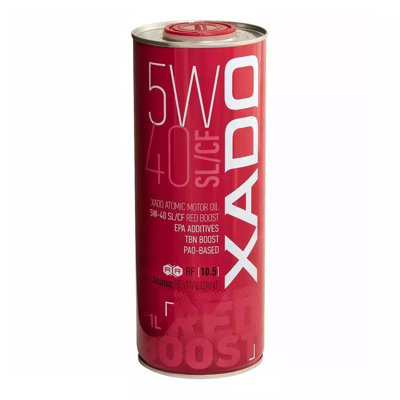 Моторна олива Xado Atomic Oil Red Boost SL/CF 5W-40 1л (XA26106) Моторна олива Xado Atomic Oil Red Boost SL/CF 5W-40 1л (XA26106)