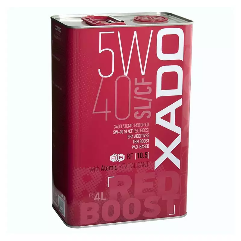 Моторна олива Xado Atomic Oil Red Boost SL/CF 5W-40 4л (XA26206) Моторна олива Xado Atomic Oil Red Boost SL/CF 5W-40 4л (XA26206)