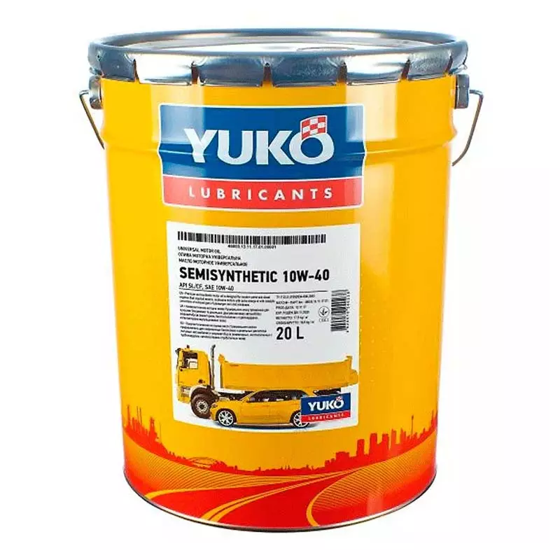 Моторное масло Yuko Semisynthetic 10W-40 20л