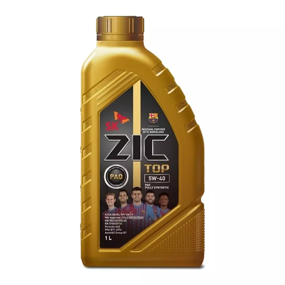 Моторное масло ZIC TOP 5W-40 1л