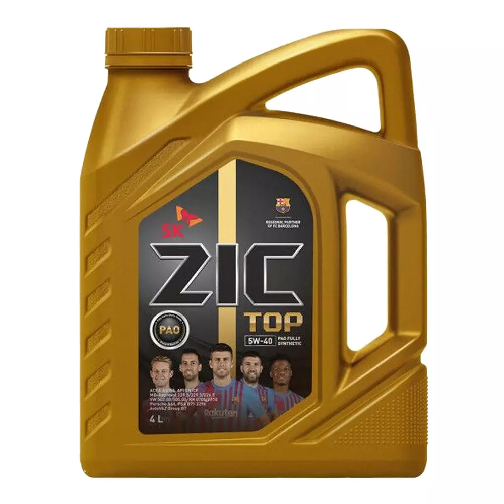 Моторное масло ZIC TOP 5W-40 4л