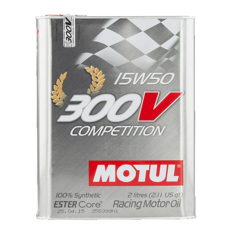 Олива моторна MOTUL 300V Competition 15W50 2л (825702)