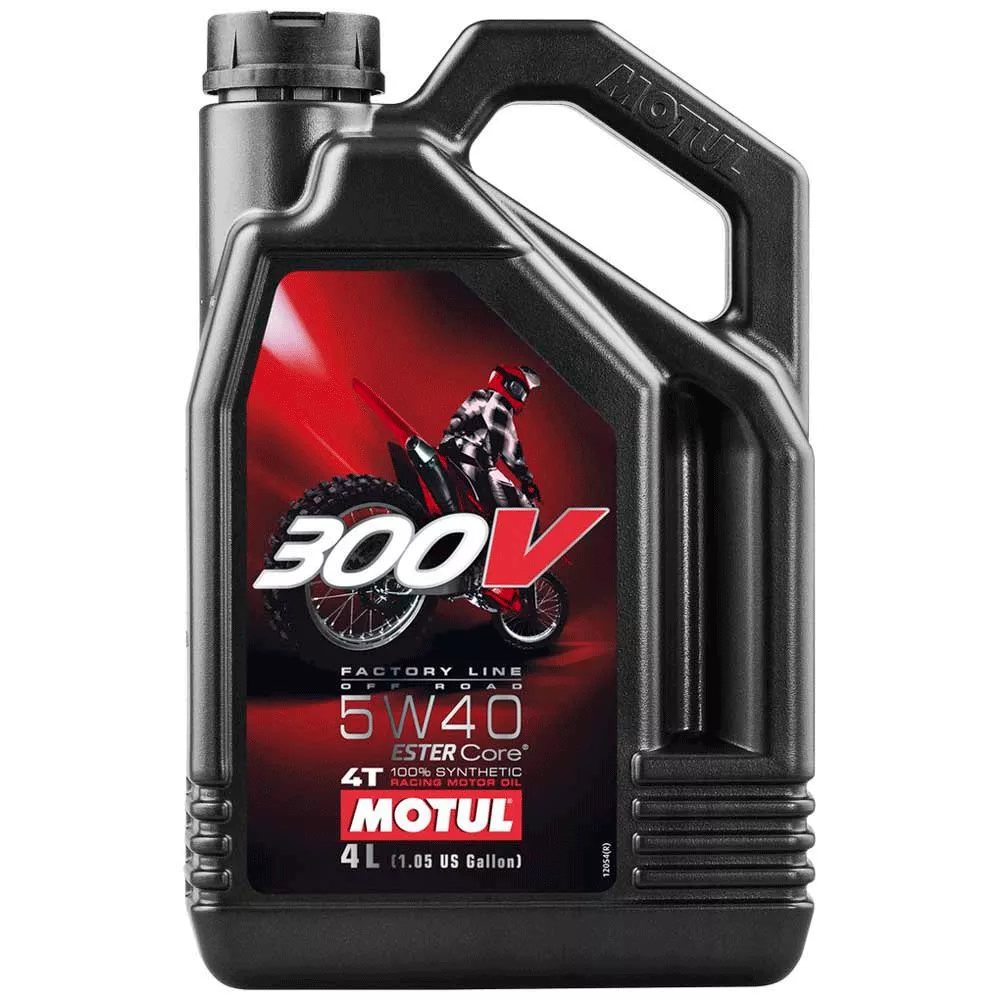 Олива моторна MOTUL 4T 300V Factory Line Off Road SAE 5W-40 4л (845641/104135)