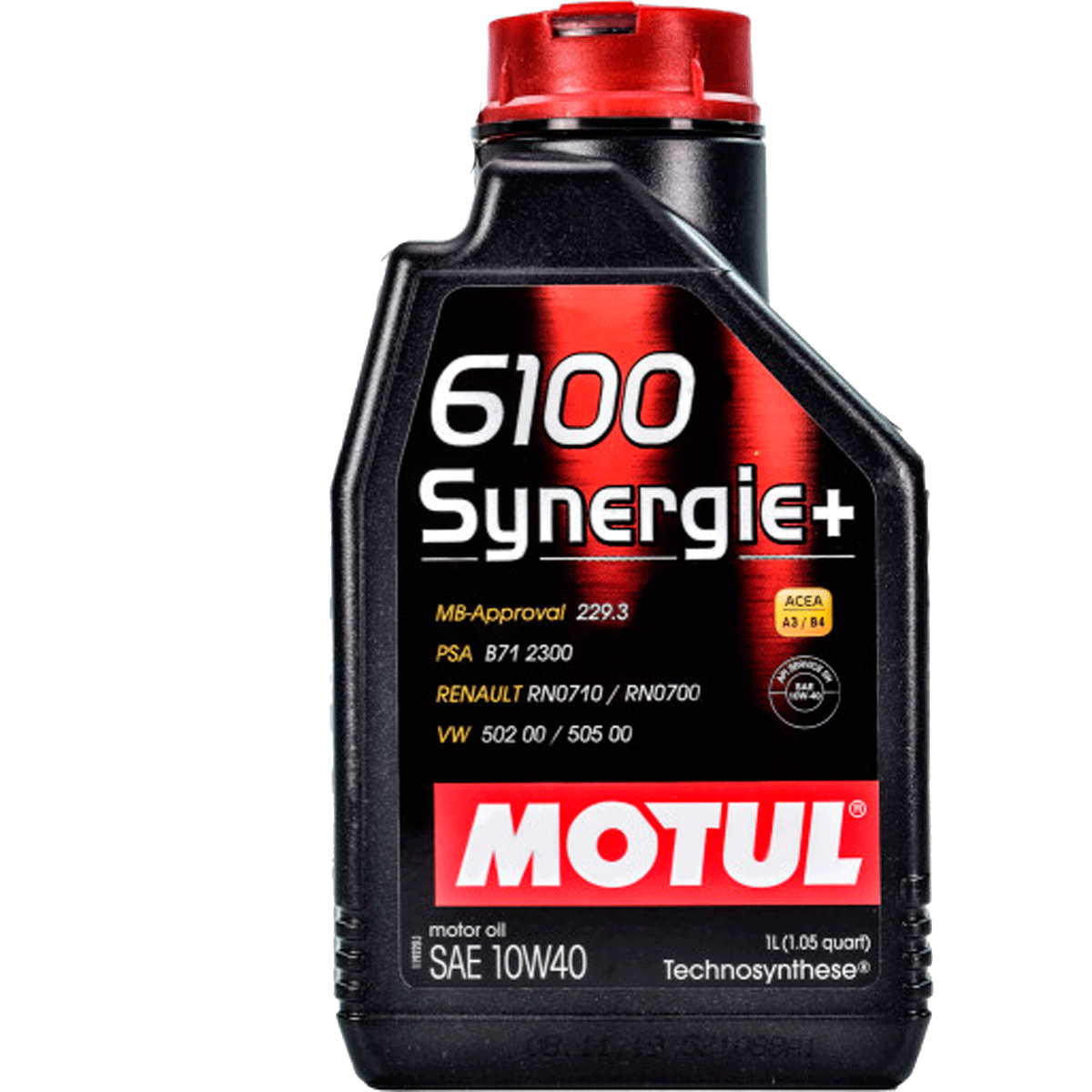Масло моторное MOTUL 6100 Synergie + 10W-40 1л (839411)