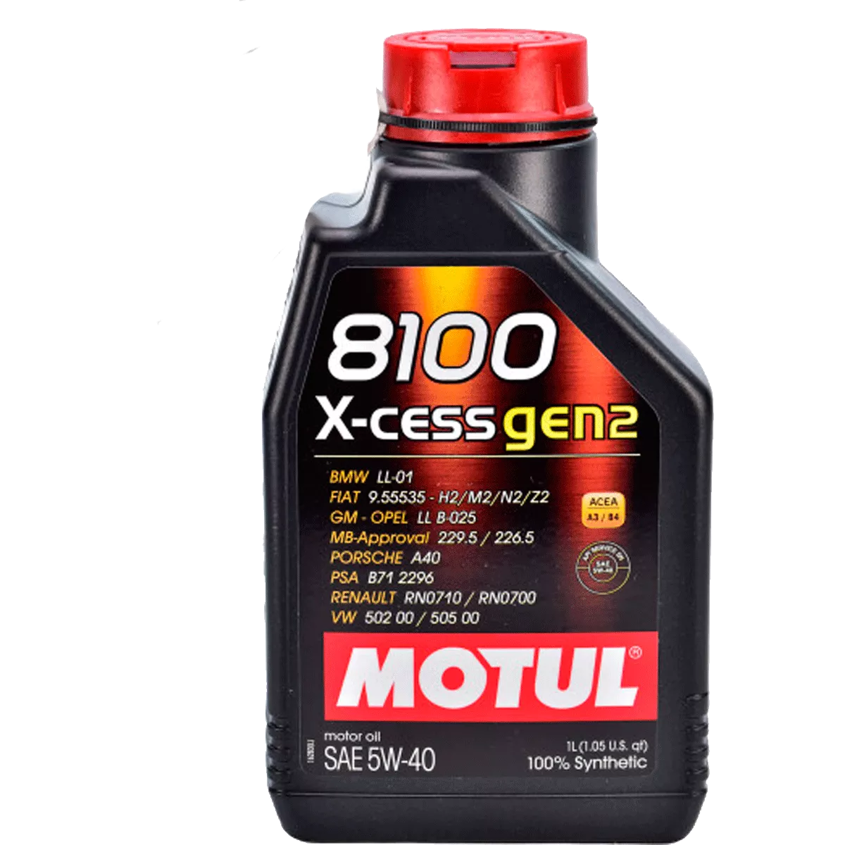 Моторна олива MOTUL 8100 X-CESS 5W-40 1л (368201)