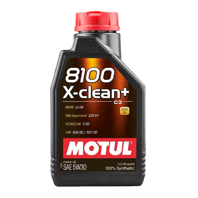 Олива моторна MOTUL 8100 X-CLEAN + 5W-30 1л (854711)