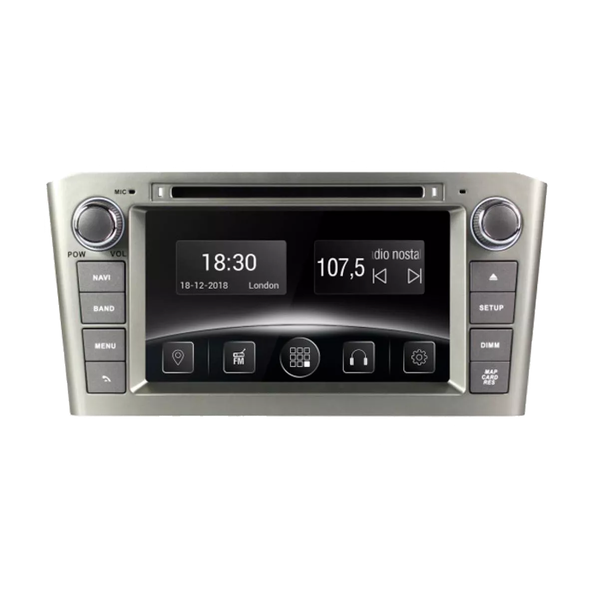 Gazer CM5008-250T Мультимедийная автомобильная система для Toyota Avensis 2003-2007