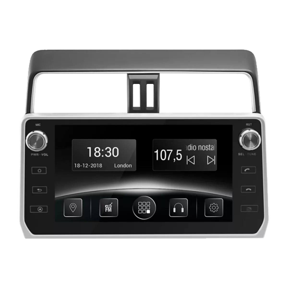 Gazer CM5510-J150N Мультимедийная система для Toyota Land Cruiser Prado (J150N) 2017-2020 Gazer CM5510-J150N Мультимедийная система для Toyota Land Cruiser Prado (J150N) 2017-2020